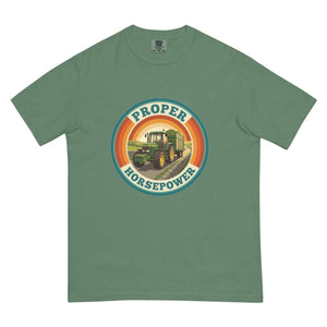 The Tractor Mugs Store Light Green / S John Deere 7810 PROPER HORSEPOWER | Unisex Premium T-shirt Quality Farmers Merch