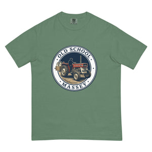 The Tractor Mugs Store Light Green / S Massey Ferguson 135 OLD SCHOOL MASSEY Engraving | Unisex Premium T-shirt Quality Farmers Merch