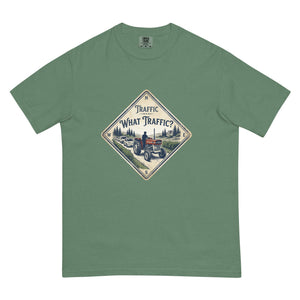 The Tractor Mugs Store Light Green / S Massey Ferguson 135 TRAFFIC WHAT TRAFFIC? Heritage | Unisex Premium T-shirt Quality Farmers Merch