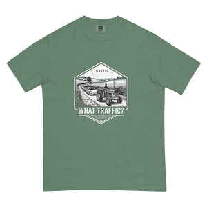 The Tractor Mugs Store Light Green / S Massey Ferguson 135 TRAFFIC WHAT TRAFFIC? Moose | Unisex Premium T-shirt Quality Farmers Merch
