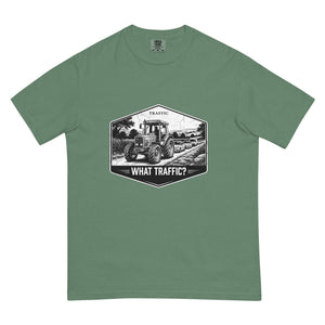 The Tractor Mugs Store Light Green / S Massey Ferguson 3075 TRAFFIC WHAT TRAFFIC? Moose | Unisex Premium T-shirt Quality Farmers Merch