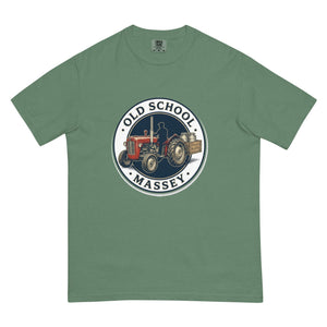 The Tractor Mugs Store Light Green / S Massey Ferguson 35X OLD SCHOOL MASSEY Engraving | Unisex Premium T-shirt Quality Farmers Merch