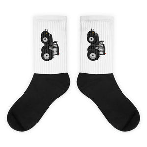 The Tractor Mugs Store M Case IH 195 CVX Black | Farmer Socks Quality Farmers Merch