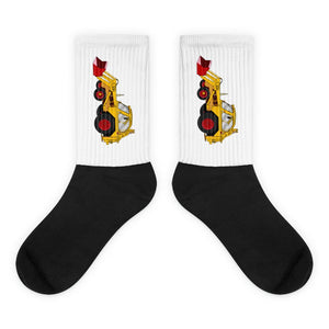 The Tractor Mugs Store M JCB 3 Backhoe | Farmer Socks Quality Farmers Merch