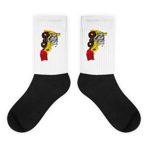 The Tractor Mugs Store M JCB 3CX 70th Anniversary Edition | Farmer Socks Quality Farmers Merch