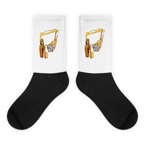 The Tractor Mugs Store M JCB 814 Super | Farmer Socks Quality Farmers Merch
