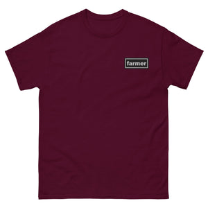 The Tractor Mugs Store Maroon / S Oasis Style Farmer Unisex | Classic Tee Embroidered Quality Farmers Merch