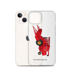 The Tractor Mugs Store Massey 760 Combine Harvester | Clear Case for iPhone® Quality Farmers Merch