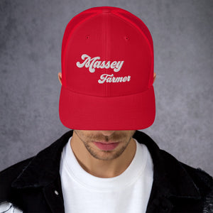 The Tractor Mugs Store Massey Farmer | Retro 70's Trucker Cap Quality Farmers Merch
