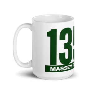 The Tractor Mugs Store Massey Ferguson 135 | White Glossy Mug Quality Farmers Merch