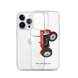 The Tractor Mugs Store Massey Ferguson 135 with cab  |  Clear Case for iPhone® Quality Farmers Merch