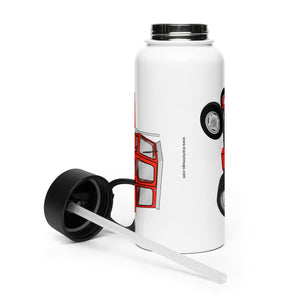 The Tractor Mugs Store Massey Ferguson 135 with cab  | Stainless Steel Water Bottle Quality Farmers Merch