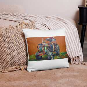 The Tractor Mugs Store Massey Ferguson 168 | Splash Art Pillow Case Quality Farmers Merch