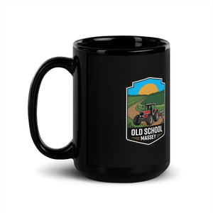 The Tractor Mugs Store Massey Ferguson 3075 OLD SCHOOL MASSEY Bright | Black Mug Quality Farmers Merch