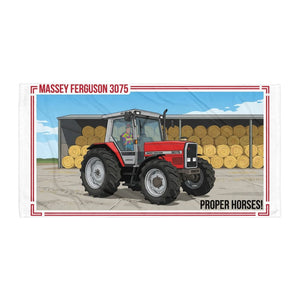 The Tractor Mugs Store Massey Ferguson 3075 PROPER HORSES! | Super Soft Towel Quality Farmers Merch