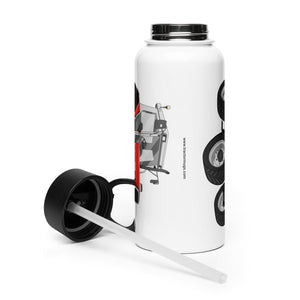 The Tractor Mugs Store Massey Ferguson 3075  | Stainless Steel Water Bottle Quality Farmers Merch