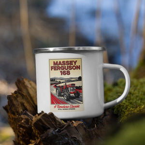 The Tractor Mugs Store Massey Ferguson 3095| Retro Enamel Mug Quality Farmers Merch