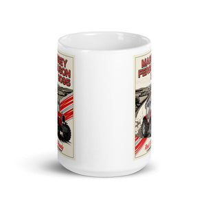 The Tractor Mugs Store Massey Ferguson 3095 | White Glossy Mug Quality Farmers Merch
