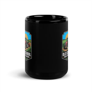 The Tractor Mugs Store Massey Ferguson 390T OLD SCHOOL MASSEY FERGUSON Bright | Black Mug Quality Farmers Merch