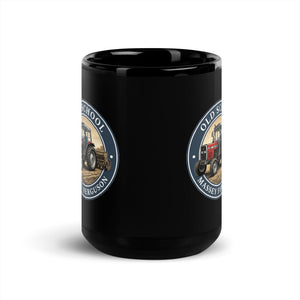 The Tractor Mugs Store Massey Ferguson 390T OLD SCHOOL MASSEY FERGUSON Engraving | Black Mug Quality Farmers Merch