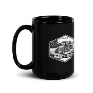 The Tractor Mugs Store Massey Ferguson 390T OLD SCHOOL MASSEY FERGUSON Moose | Black Mug Quality Farmers Merch
