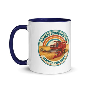 The Tractor Mugs Store Massey Ferguson 760 Massey Ferguson 760 SIMPLY THE BEST | Mug with Colour Inside Quality Farmers Merch