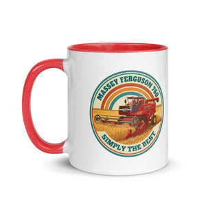 The Tractor Mugs Store Massey Ferguson 760 Massey Ferguson 760 SIMPLY THE BEST | Mug with Colour Inside Quality Farmers Merch