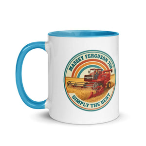 The Tractor Mugs Store Massey Ferguson 760 Massey Ferguson 760 SIMPLY THE BEST | Mug with Colour Inside Quality Farmers Merch
