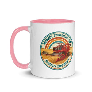 The Tractor Mugs Store Massey Ferguson 760 Massey Ferguson 760 SIMPLY THE BEST | Mug with Colour Inside Quality Farmers Merch