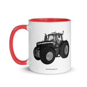 The Tractor Mugs Store Massey Ferguson 7726S Black Beauty | Mug with Color Inside Quality Farmers Merch