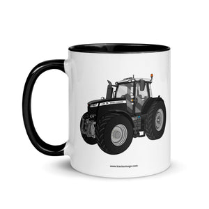 The Tractor Mugs Store Massey Ferguson 7726S Black Beauty | Mug with Color Inside Quality Farmers Merch