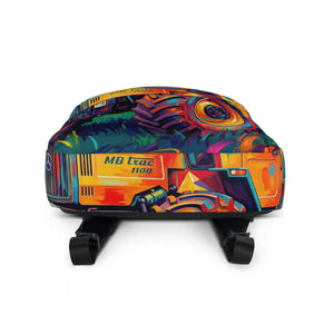 The Tractor Mugs Store MB TRac 1100 Kids | Splash Art Backpack Quality Farmers Merch