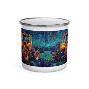 The Tractor Mugs Store MB TRAC 1100 | Splash Art Enamel Mug Quality Farmers Merch