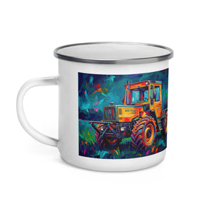 The Tractor Mugs Store MB TRAC 1100 | Splash Art Enamel Mug Quality Farmers Merch