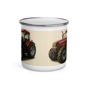 The Tractor Mugs Store McCormick MTX 150 Signature Edition Oil Painting | Enamel Mug Quality Farmers Merch