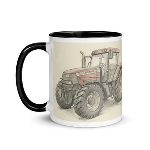 The Tractor Mugs Store McCormick MTX 150 Signature Edition Pencil Sketch | Mug with Color Inside Quality Farmers Merch