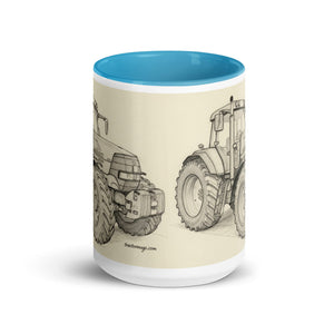 The Tractor Mugs Store McCormick MTX 200 Pencil Sketch | Mug with Color Inside Quality Farmers Merch
