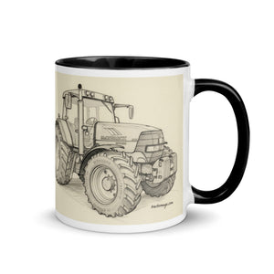 The Tractor Mugs Store McCormick MTX 200 Pencil Sketch | Mug with Color Inside Quality Farmers Merch
