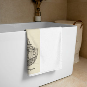 The Tractor Mugs Store McCormick MTX 200 Pencil Sketch | Towel Quality Farmers Merch