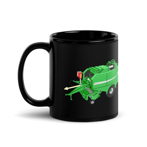 The Tractor Mugs Store McHale Fusion 2 Big Baler | Black Glossy Mug Quality Farmers Merch