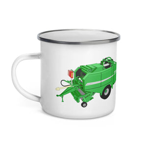The Tractor Mugs Store McHale Fusion 2 Big Baler | Enamel Mug Quality Farmers Merch