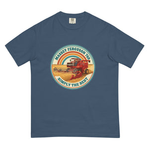 The Tractor Mugs Store Midnight Massey Ferguson 760 Massey Ferguson 760 SIMPLY THE BEST Retro | Unisex Premium T-shirt Quality Farmers Merch