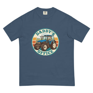 The Tractor Mugs Store Midnight New Holland TM 135 DADDY'S OFFICE Retro | Unisex Premium T-shirt Quality Farmers Merch