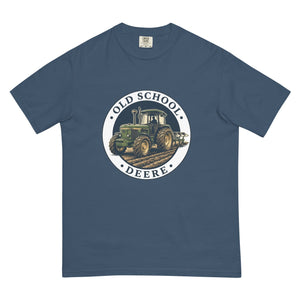 The Tractor Mugs Store Midnight / S John Deere 3350 OLD SCHOOL DEERE Engraving | Unisex Premium T-shirt Quality Farmers Merch