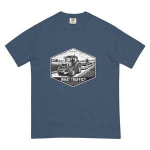 The Tractor Mugs Store Midnight / S John Deere 6930 TRAFFIC WHAT TRAFFIC? Moose | Unisex Premium T-shirt Quality Farmers Merch