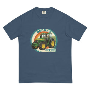 The Tractor Mugs Store Midnight / S John Deere 7810 DADDY'S OFFICE Retro | Unisex Premium T-shirt Quality Farmers Merch