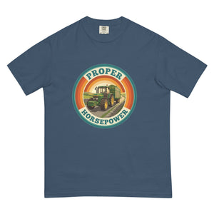 The Tractor Mugs Store Midnight / S John Deere 7810 PROPER HORSEPOWER | Unisex Premium T-shirt Quality Farmers Merch