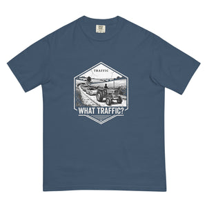 The Tractor Mugs Store Midnight / S Massey Ferguson 135 TRAFFIC WHAT TRAFFIC? Moose | Unisex Premium T-shirt Quality Farmers Merch