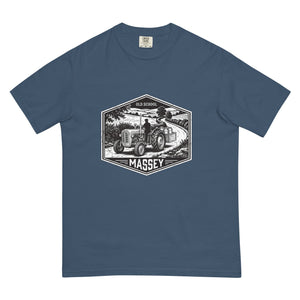 The Tractor Mugs Store Midnight / S Massey Ferguson 35X OLD SCHOOL MASSEY Moose | Unisex Premium T-shirt Quality Farmers Merch