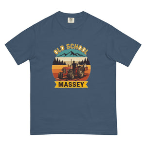 The Tractor Mugs Store Midnight / S Massey Ferguson 35X OLD SCHOOL MASSEY Outdoor | Unisex Premium T-shirt Quality Farmers Merch